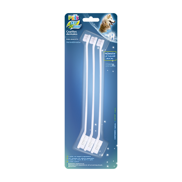 Cepillos dentales para mascota | Fancy Pets | 3 piezas