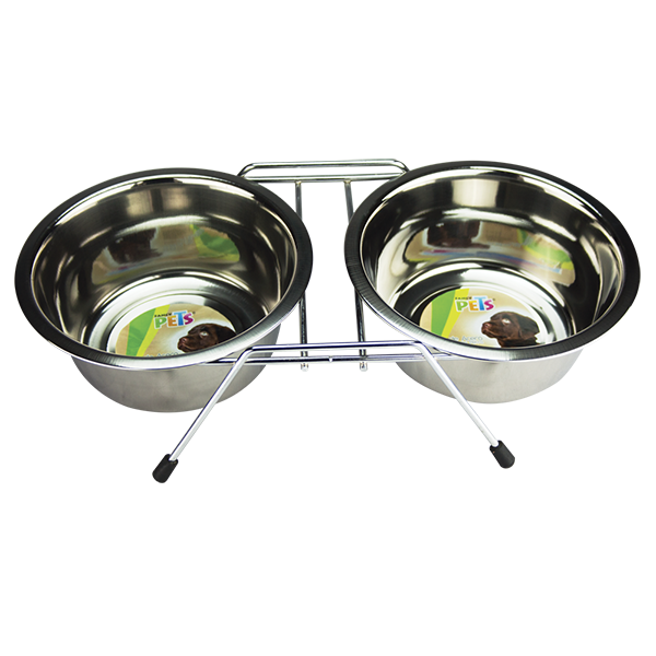 Comedero doble para mascotas | Fancy Pets | 32 oz