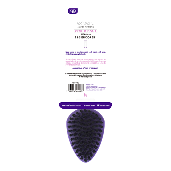 Cepillo doble para gato | Expert