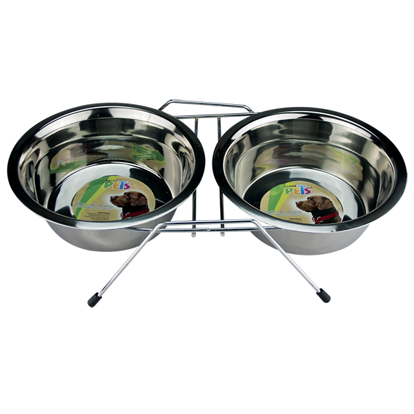 Comedero doble para mascotas | Fancy Pets | 16 oz